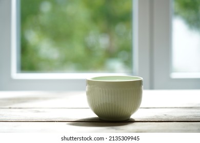                                Table With Sunny Window Background 