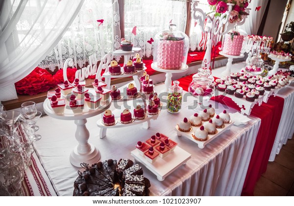 Table Sweets Candy Buffet Dessert Table Stock Photo Edit Now