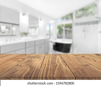 Table Top And Blur Interior of Background - Shutterstock ID 1596782800