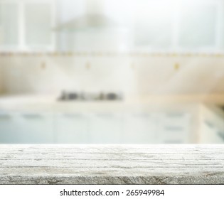 Table Top And Blur Interior of Background - Shutterstock ID 265949984