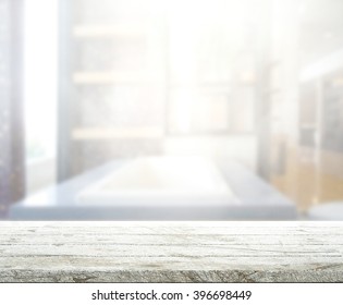 Table Top And Blur Interior of The Background - Shutterstock ID 396698449
