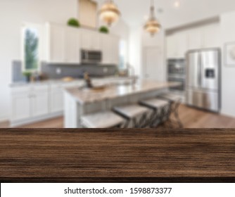Table Top And Blur Kitchen Room Of The Background - Shutterstock ID 1598873377
