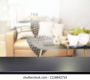 Table Top And Blur Living Room Of The Background - Shutterstock ID 1118842724