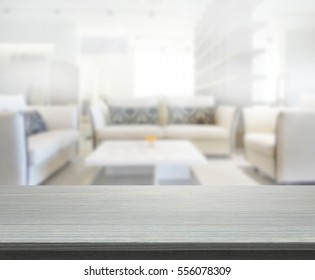Table Top And Blur Living Room Of The Background - Shutterstock ID 556078309