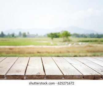 Table Top And Blur Nature Of The Background - Shutterstock ID 625271672