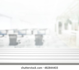 Table Top And Blur Office Of The Background - Shutterstock ID 482844403