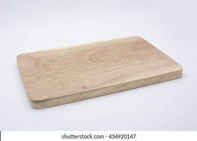 Table Top Or Cutting Board With Butcher Block Motif, Chopping Block And Cleaver