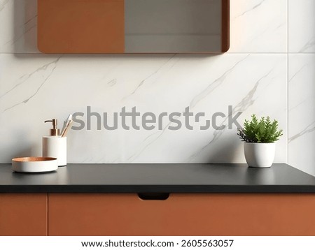 Table Top Sanitaryware mockup Frontview