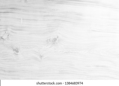 Table Top View Of Wood Counter Texture In White Light Birch Color Background. Grey Clean Grain Wooden Floor Birch Panel Backdrop With Plain Board Pale Gray Streak Formica Space Clear Bacground Concept