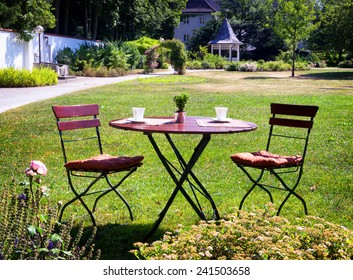 table for two at a park