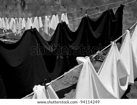 Similar – Image, Stock Photo washing day