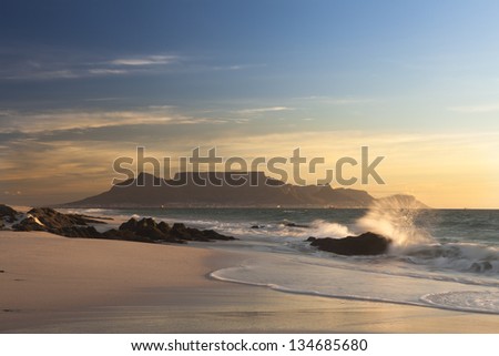 Tablemountain Capetown Sunset