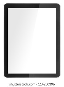 Tablet Computer Isolated Like Ipades On White Background 