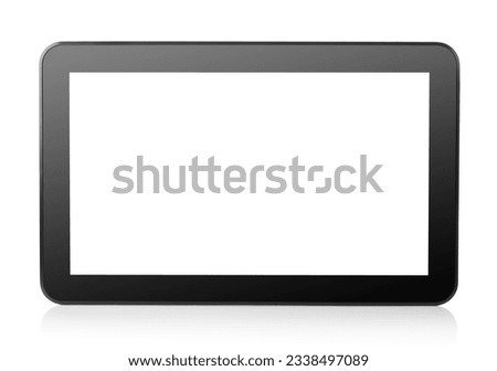 Tablet computer isolated on a white background