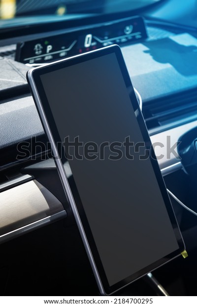 Tablet for customizing the functions of an\
electric vehicle.