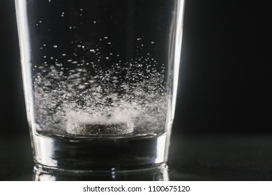 Tablet Dissolving Water Concept Headache Cold Stock Photo 1099999166 ...