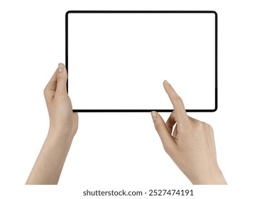 a tablet in a hand - Powered by Shutterstock