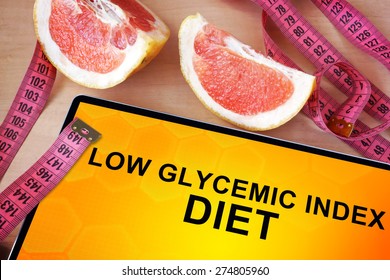 Tablet With Low Glycemic Index Diet And Grapefruit