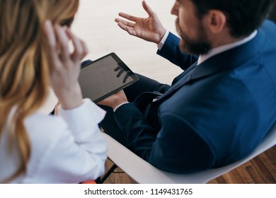   tablet negotiations collegiums business companies                              - Shutterstock ID 1149431765