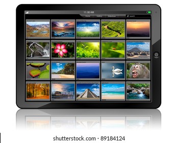 Tablet PC With Photo Gallery