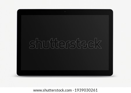 Tablet screen mockup digital device