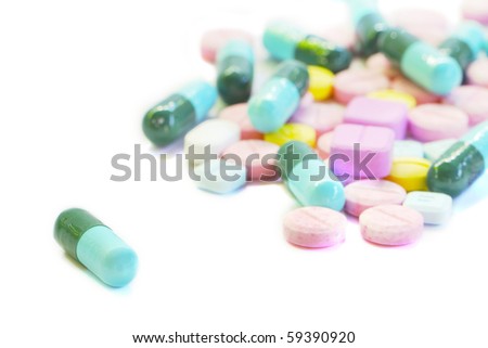 Tablets And capsules isolated