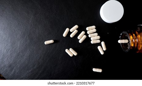 Tablets. Spilled Tablets. Medicine. Dependence.