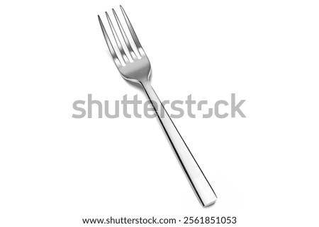 Tableware on a white background