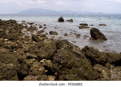 Taboga Island Rocky Beach