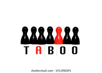 Taboo, Symbolized With Game Pieces