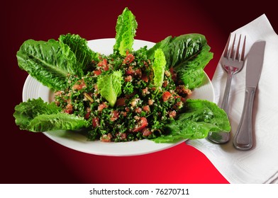 Tabouleh. Clipping Path.