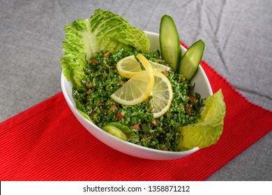 Tabouleh Styled & Garnished
