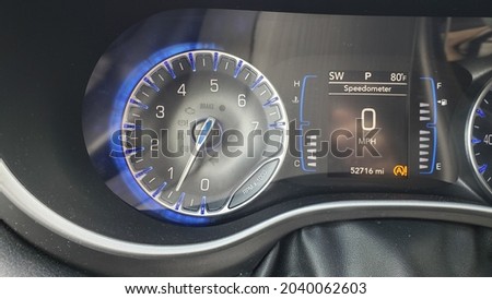 tachometer in dash gauge cluster