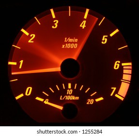 Tachometer - revving