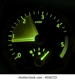 Tachometer - revving