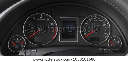 tachometer speedometer auto shift lever