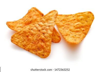 Taco Chips isolated on white background - Powered by Shutterstock