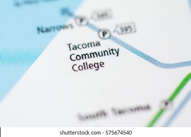 Tacoma Community College Station. Seattle Metro Map. 