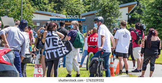 Tacoma, WA, USA 6/19/2020, Youth Rally And March For Say Their Names, Black Lives Mater At Wapato Park 