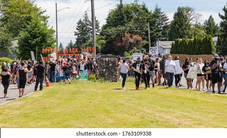 Tacoma, WA, USA 6/19/2020, Youth Rally And March For Say Their Names, Black Lives Mater At Wapato Park 