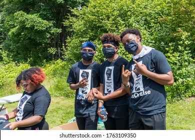 Tacoma, WA, USA 6/19/2020, Youth Rally And March For Say Their Names, Black Lives Mater At Wapato Park 