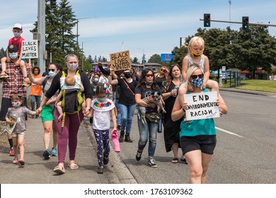 Tacoma, WA, USA 6/19/2020, Youth Rally And March For Say Their Names, Black Lives Mater At Wapato Park 