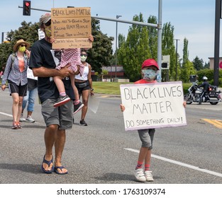 Tacoma, WA, USA 6/19/2020, Youth Rally And March For Say Their Names, Black Lives Mater At Wapato Park 