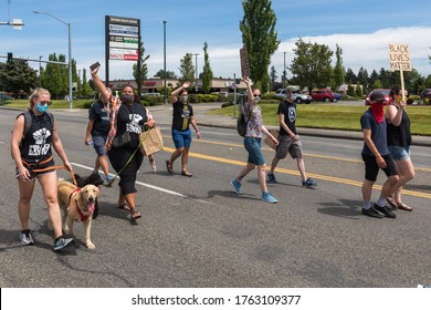 Tacoma, WA, USA 6/19/2020, Youth Rally And March For Say Their Names, Black Lives Mater At Wapato Park 