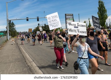 Tacoma, WA, USA 6/19/2020, Youth Rally And March For Say Their Names, Black Lives Mater At Wapato Park 