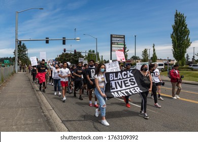 Tacoma, WA, USA 6/19/2020, Youth Rally And March For Say Their Names, Black Lives Mater At Wapato Park 