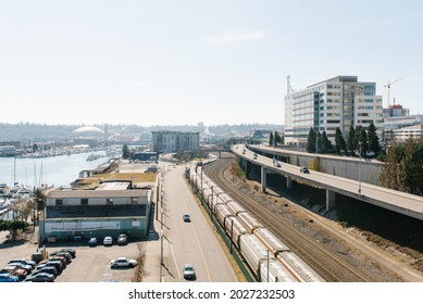 Tacoma, Washington, USA. April 2021. Seaport Area