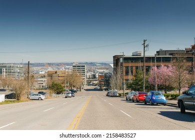 Tacoma, Washington, USA. March 2021. City Roads. Hilltop Neighborhood Tacoma Washington