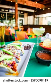 Tacos & Margaritas At Restaurant