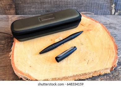 Tactical Pen And Cover. Pen For Self-defense.